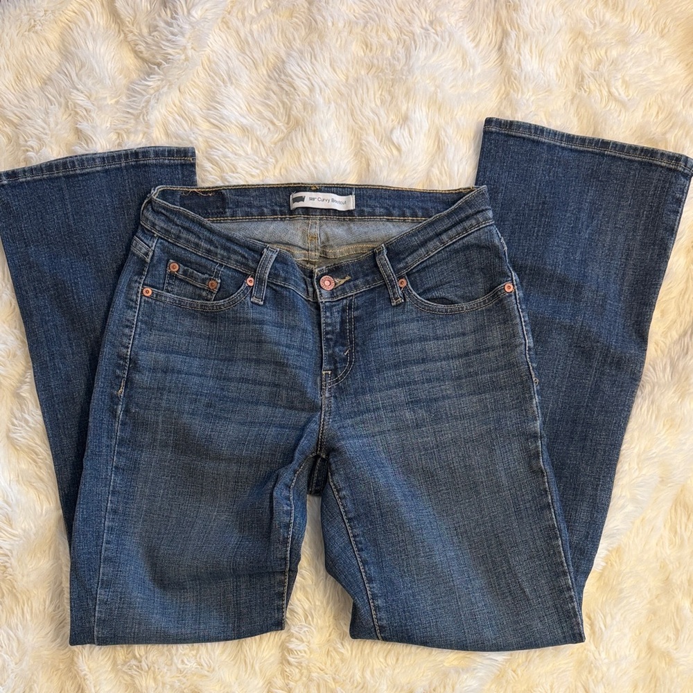 Levi's Dark Blue Flare Jeans